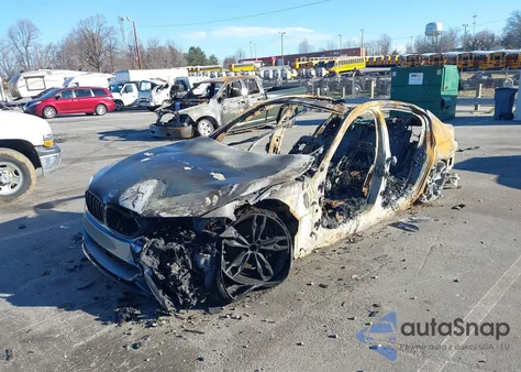 2018 BMW M550I xDrive z USA, uszkodzony, nr VIN WBAJB9C50JB036459